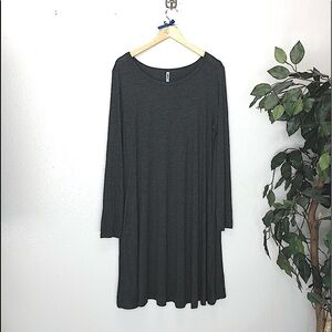 NWT PLUS HiMONE Grey Dress